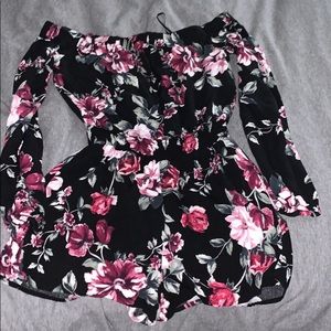 L.A Hearts Floral Romper